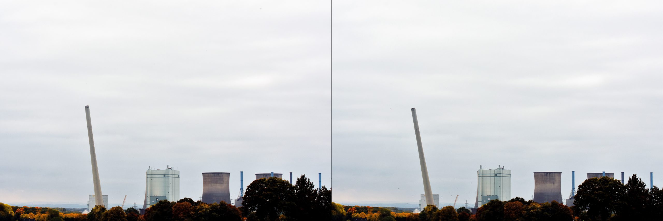 Kaminsprengung des Gersteinwerks